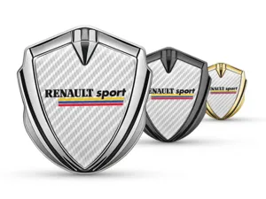 Renault 3d Emblem Badge Tuning Inspired Shiny 3D